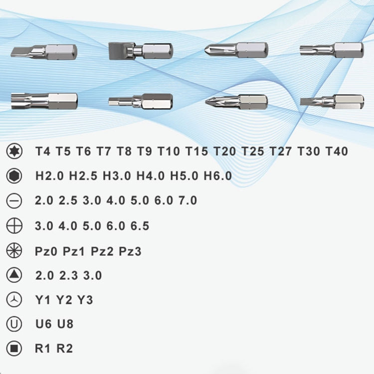 JAKEMY JM-6124 48 in 1 Precise Mini Screwdriver Set - free shipping - PMC Jewellery - Order now!