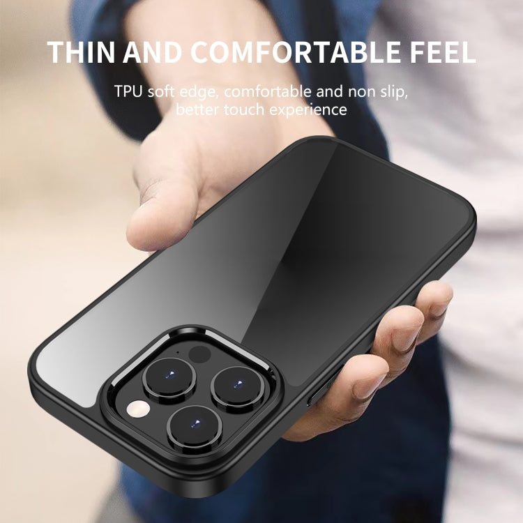 For iPhone 14 Plus iPAKY Shockproof PC + TPU Protective Phone Case (Blue) - iPhone 14 Plus Cases by iPAKY | Online Shopping South Africa | PMC Jewellery | Buy Now Pay Later Mobicred