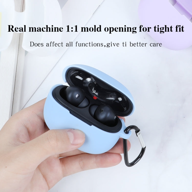 Earphone Silicone Protective Case for Xiaomi Redmi Buds 3(White)