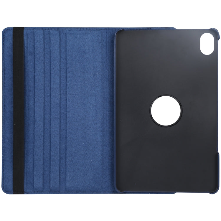 For Honor Pad 8 360 Degree Rotation Litchi Texture Flip Leather Tablet Case(Blue)