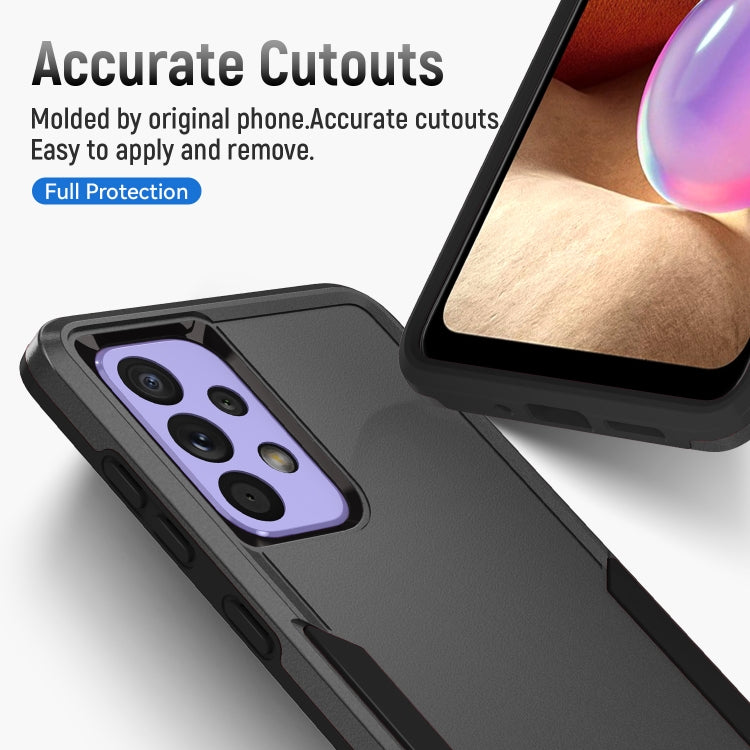 For Samsung Galaxy A33 5G Pioneer Armor Heavy Duty PC + TPU Phone Case(Black)