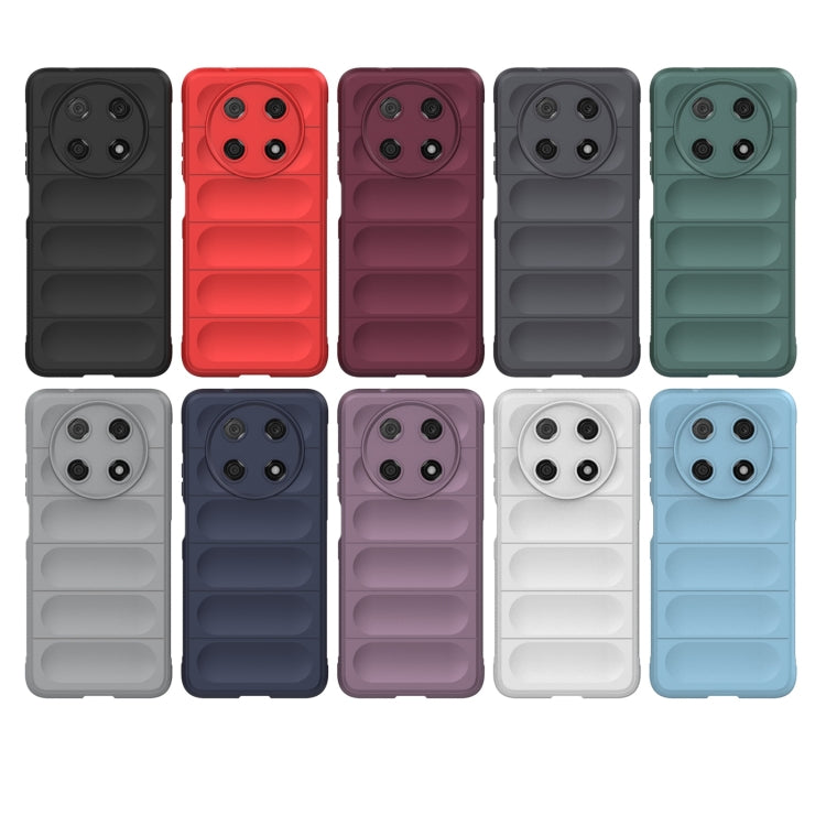 For Huawei Nova Y90/Enjoy 50 Pro Magic Shield TPU + Flannel Phone Case(Light Blue)