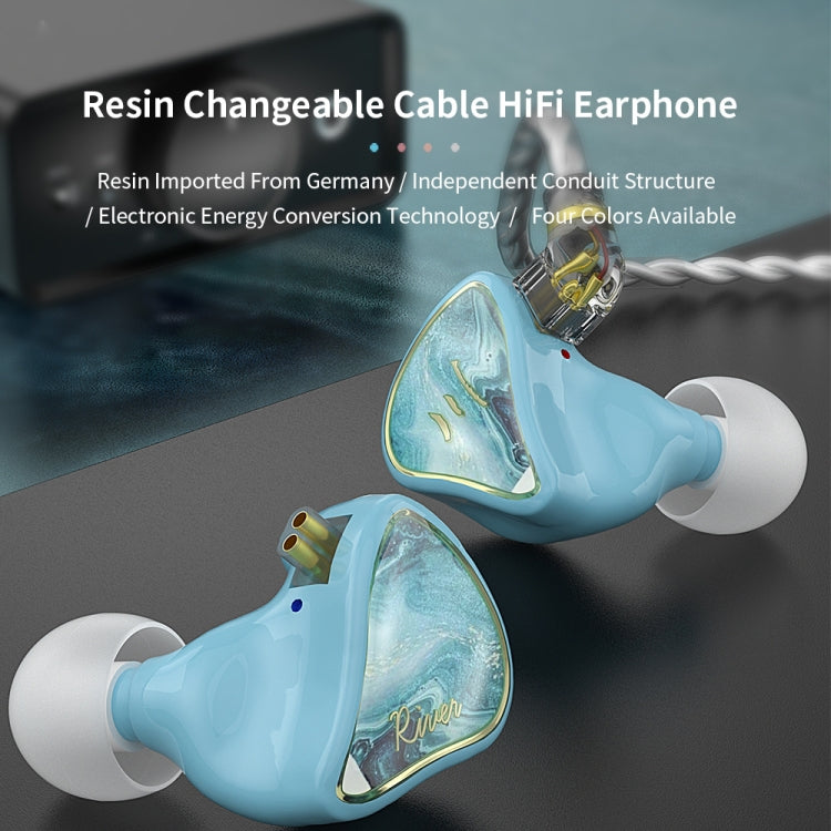 CVJ Hybrid Technology HiFi Music Wired Earphone No Mic(Moon) - free shipping - PMC Jewellery - Order now!