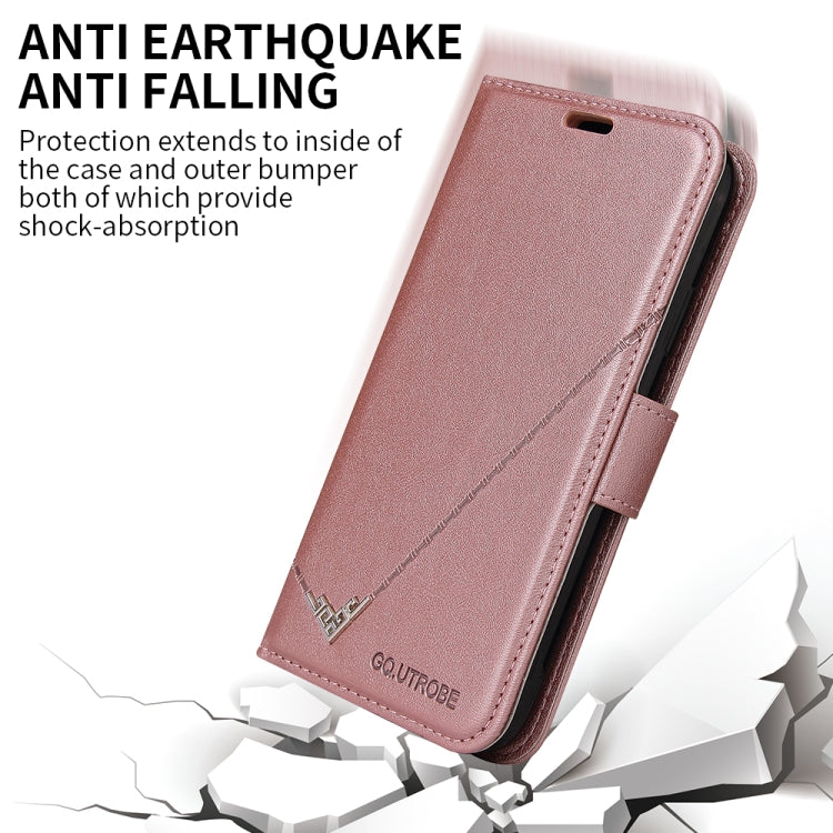 For Huawei Mate 20 Pro GQUTROBE Right Angle Leather Phone Case(Rose Gold) - free shipping - PMC Jewellery - Order now!