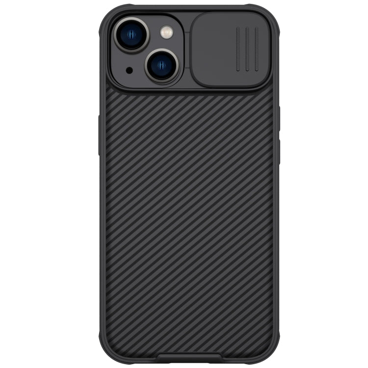 For iPhone 14 Plus NILLKIN CamShield Pro Protective Phone Case(Black)