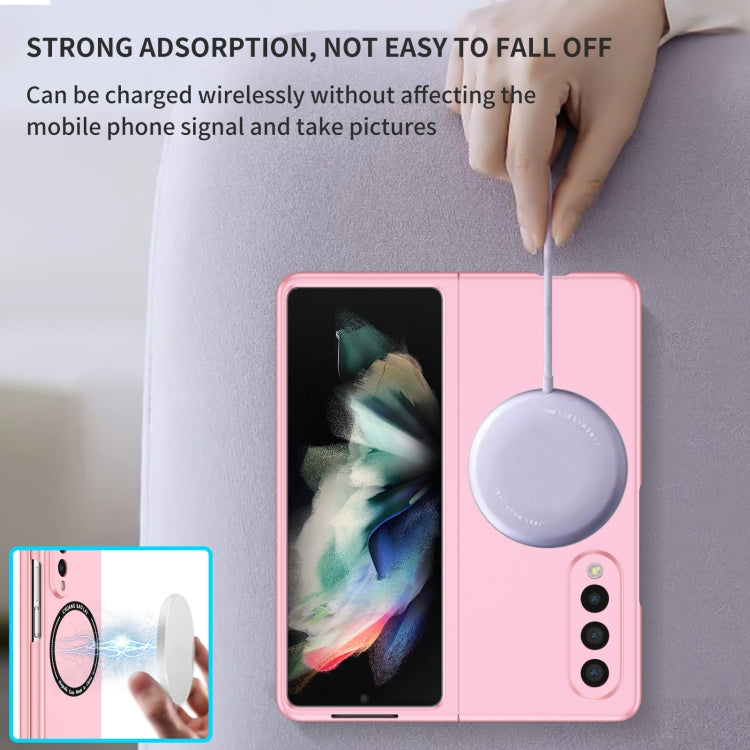 For Samsung Galaxy Z Fold3 5G Magsafe Magnetic Folding PC Phone Case(Pink) - free shipping - PMC TechLife - Order now!