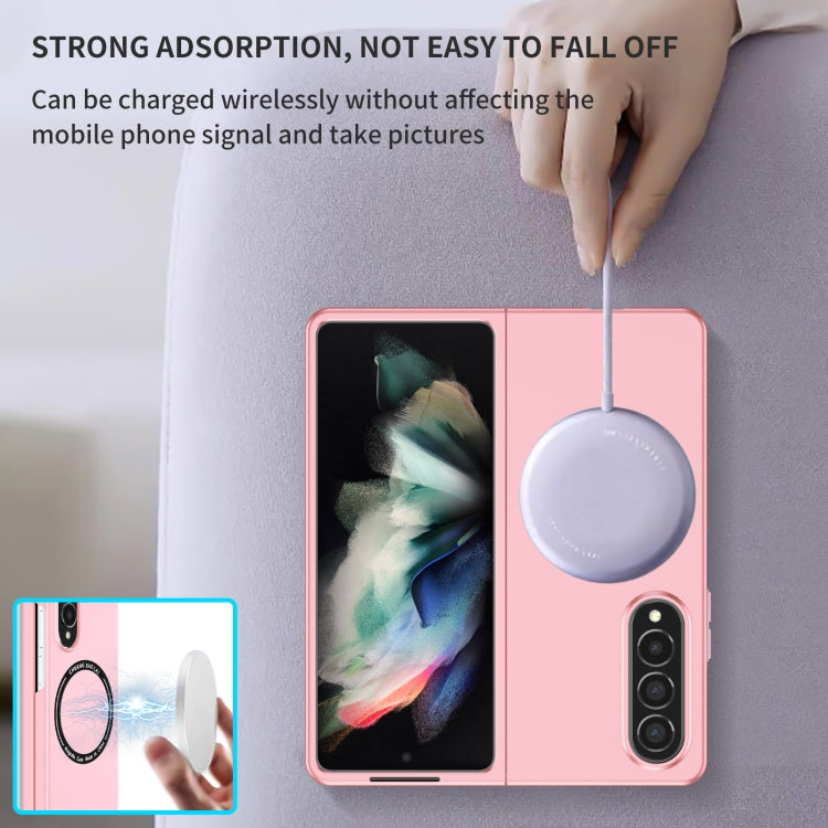 For Samsung Galaxy Z Fold4 Magsafe Magnetic Folding PC Phone Case(Pink) - Galaxy Z Fold4 5G Cases by PMC TechLife | Online Shopping South Africa | PMC TechLife