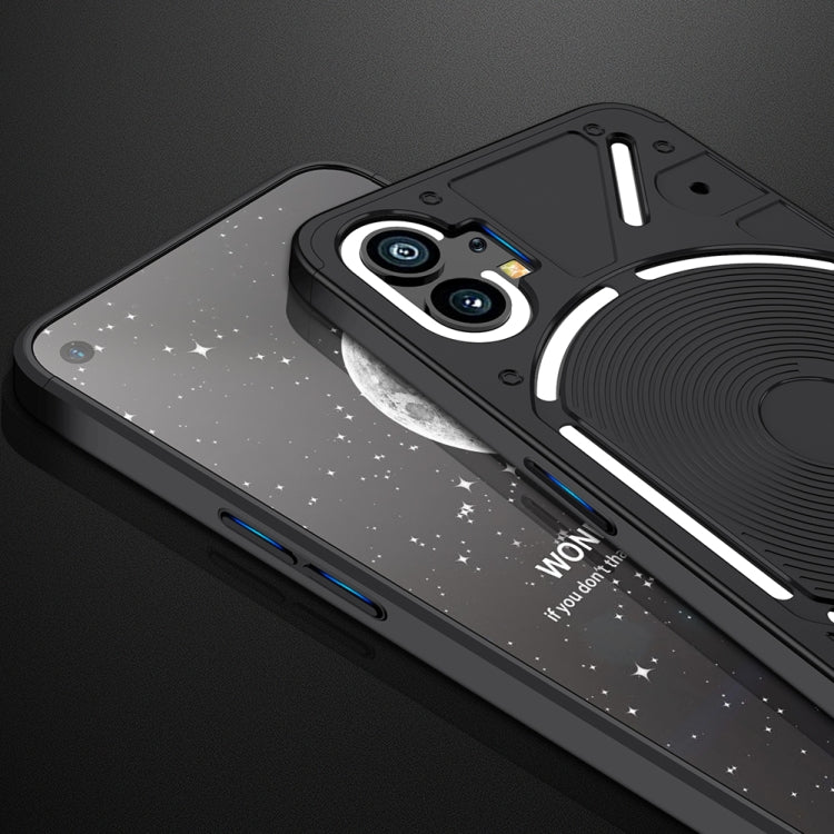 For Nothing Phone 1 GKK Three Stage Splicing Full Coverage PC Phone Case(Black)