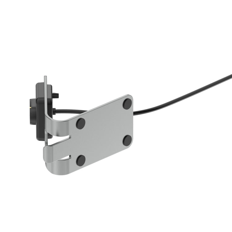 For Amazfit GTR4 / GTR4 Pro Rotatable Smart Watch Metal Charger Stand(Grey) - Charger by PMC Jewellery | Online Shopping South Africa | PMC Jewellery | Buy Now Pay Later Mobicred
