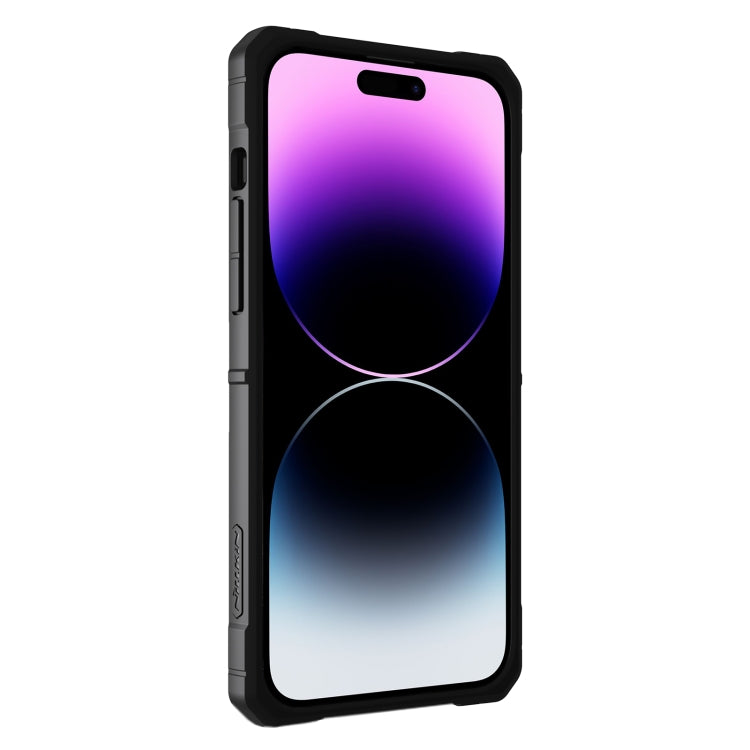 For iPhone 14 Pro Max NILLKIN Sliding Camera Cover Design TPU + PC Phone Case(Black)
