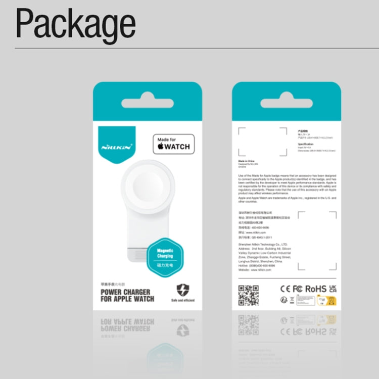 For Apple Watch 1/2/3/4/5/6/7/SE NILLKIN NKT-17 Portable Magnetic Wireless Charger - free shipping - PMC TechLife - Order now!