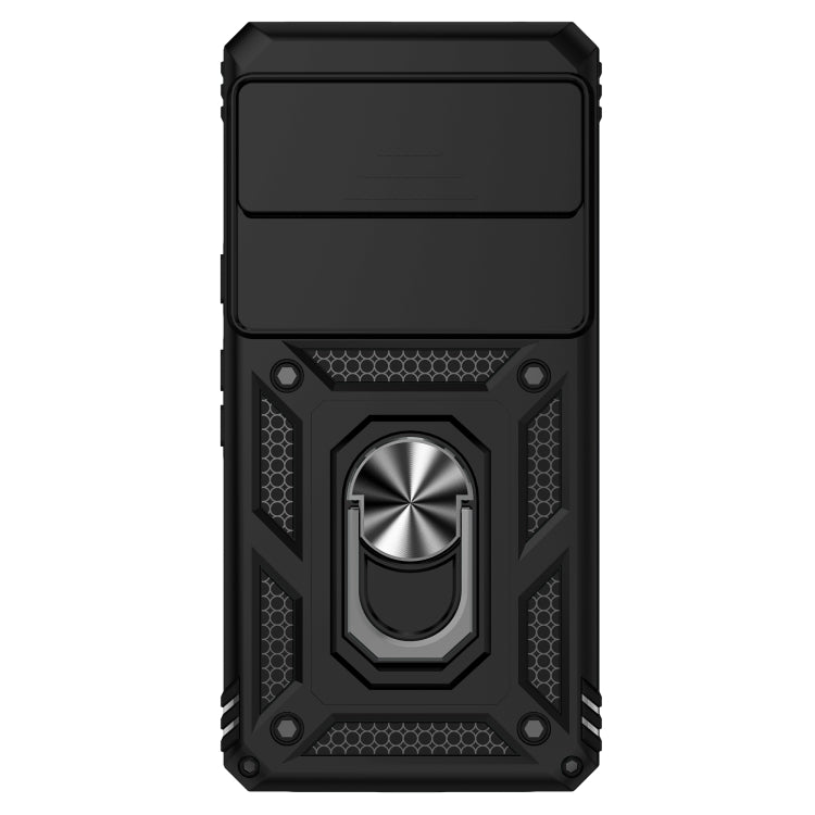 For Google Pixel 7 5G Sliding Camshield Holder Phone Case(Black)
