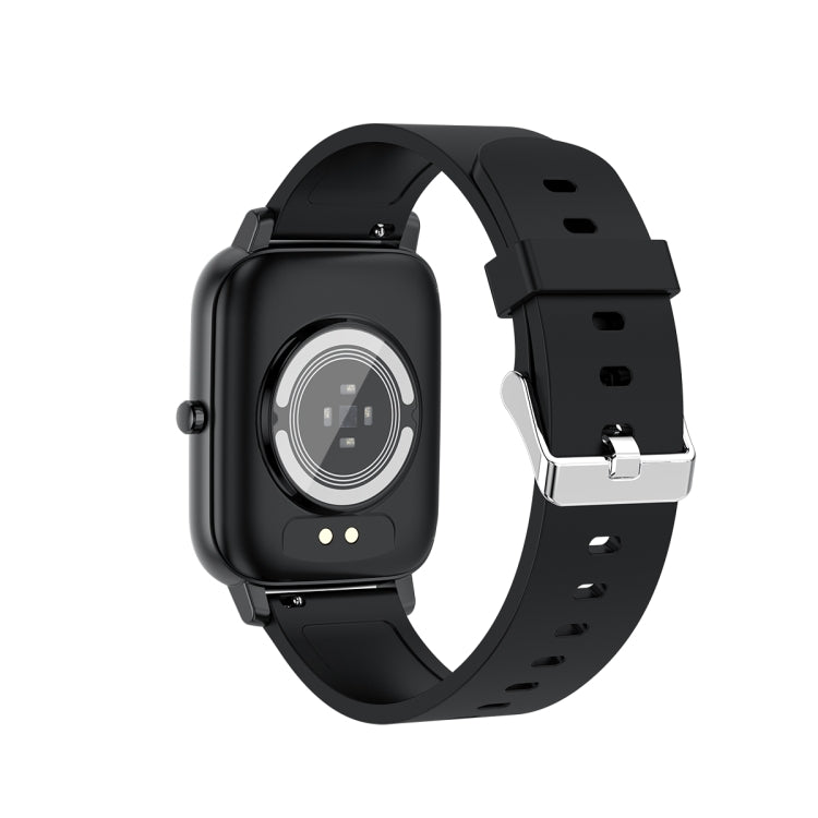Ochstin 5H80 1.69 inch Square Screen Silicone Strap Heart Rate Blood Oxygen Monitoring Bluetooth Smart Watch(Black) - free shipping - PMC Jewellery - Order now!