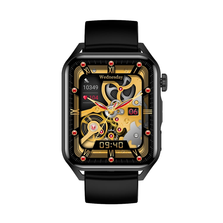 Ochstin 5HK28 1.78 inch Square Screen Silicone Strap Smart Watch Supports Bluetooth Call Function/Blood Oxygen Monitoring(Black) - free shipping - PMC Jewellery - Order now!