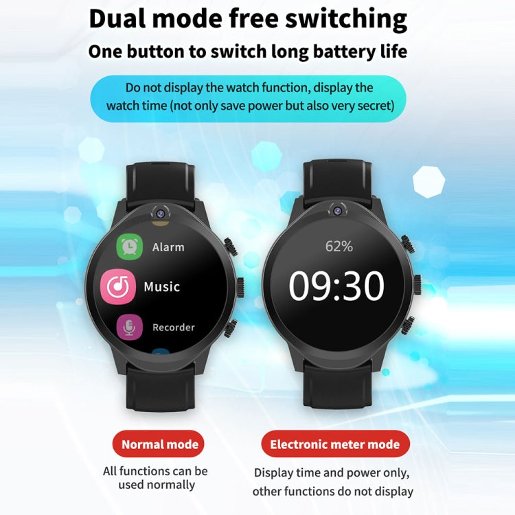Rogbid Brave 2 1.45 inch TFT Screen Android 9.0 LTE 4G Smart Watch, Support Face Recognition(Grey) - free shipping - PMC Jewellery - Order now!