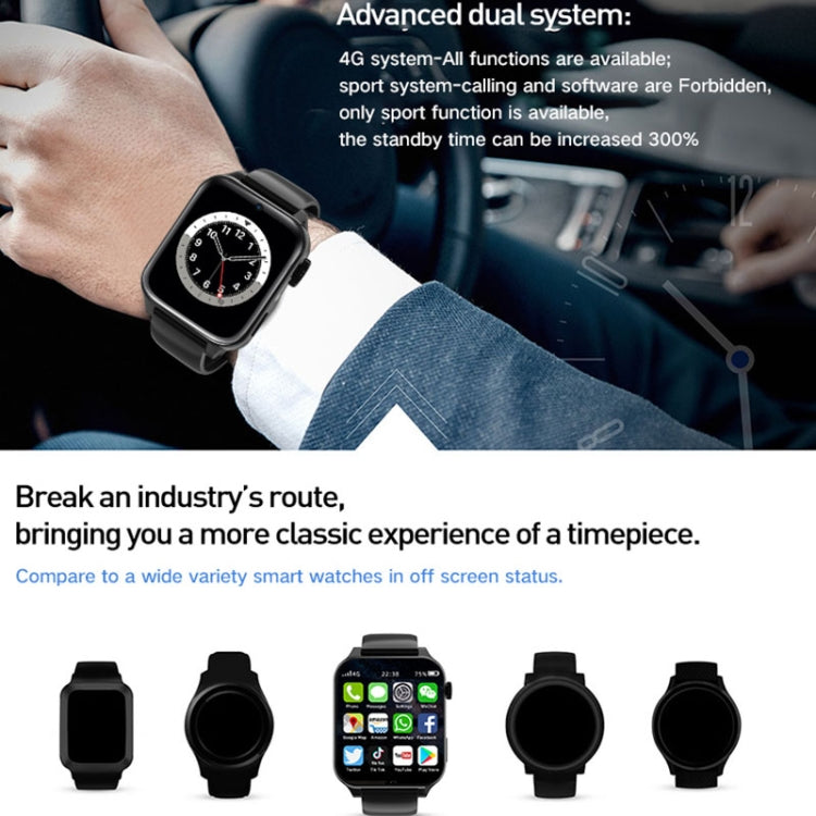 Rogbid Brave 3 1.99 inch TFT Screen Android 10 LTE 4G Smart Watch, Support Face Recognition - free shipping - PMC Jewellery - Order now!