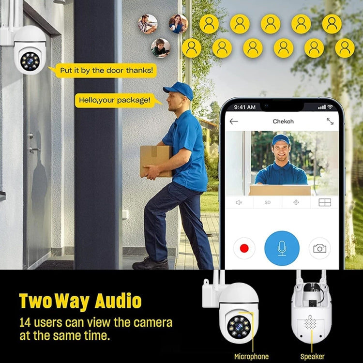 A7 1080P HD Wireless WiFi Smart Surveillance Camera Support Night Vision / Two Way Audio without Memory - free shipping - PMC Jewellery - Order now!