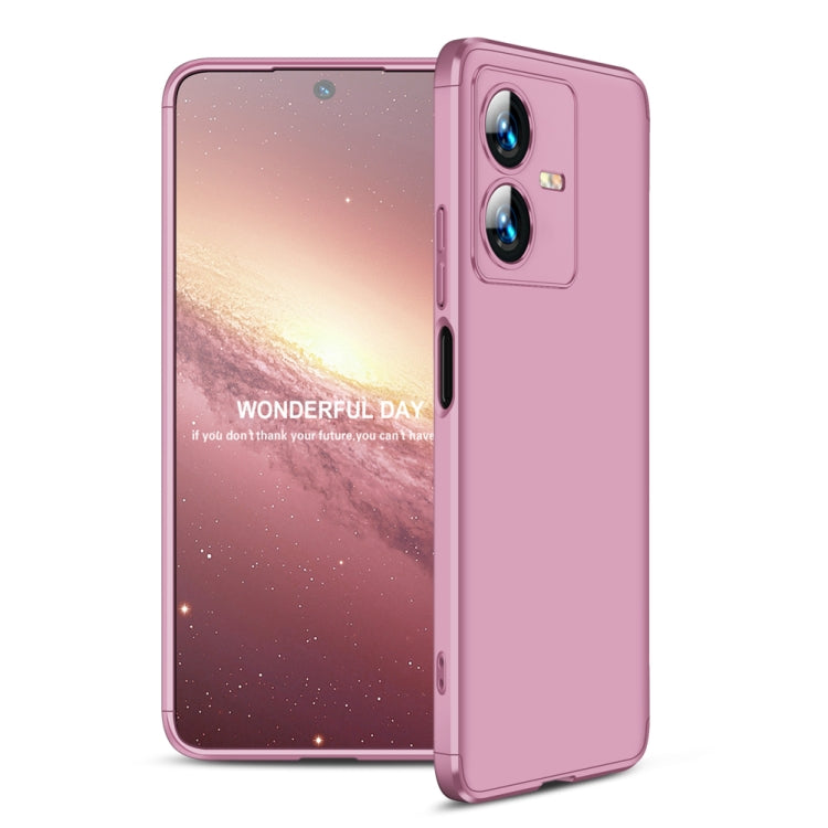 For vivo Y22 / Y22s GKK Three Stage Splicing Full Coverage PC Phone Case(Rose Gold) - vivo Cases by GKK | Online Shopping South Africa | PMC Jewellery | Buy Now Pay Later Mobicred