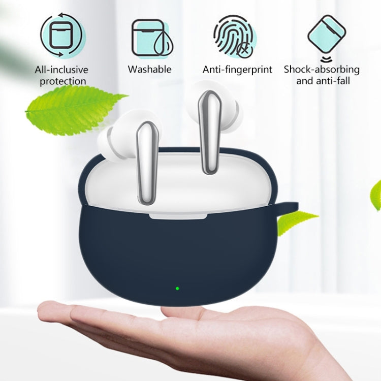 For Realme Buds Air 3 NEO Silicone Wireless Earphone Protective Case(Night Green) - Other Earphone Case by PMC TechLife | Online Shopping South Africa | PMC TechLife