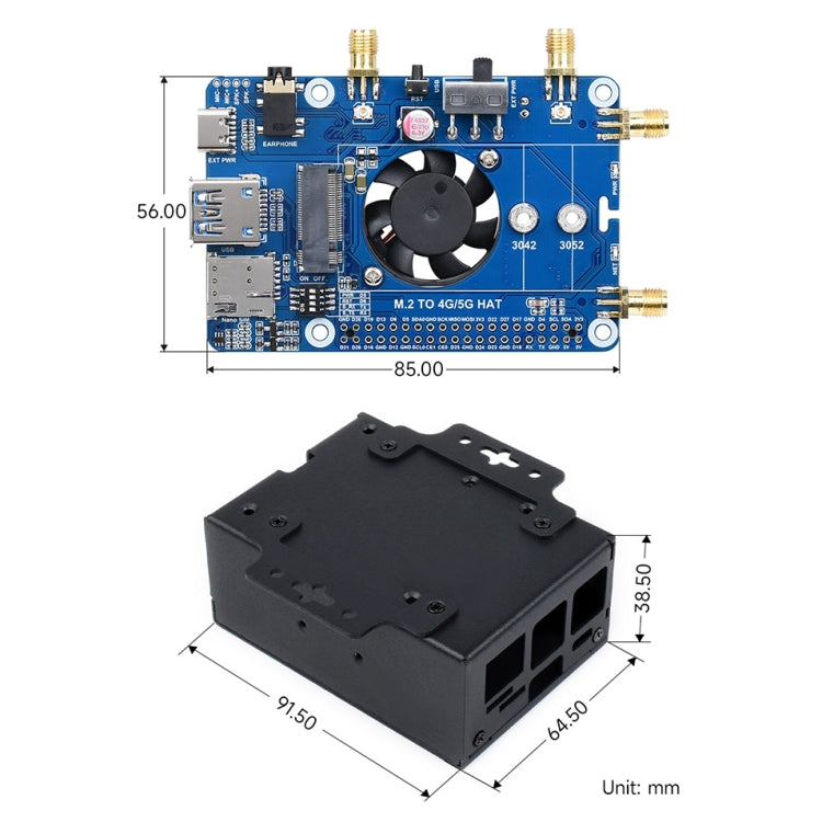 Waveshare SIM8262E-M2/SIM8202G-M2 5G HAT Multi-band For Raspberry Pi - free shipping - PMC Jewellery - Order now!