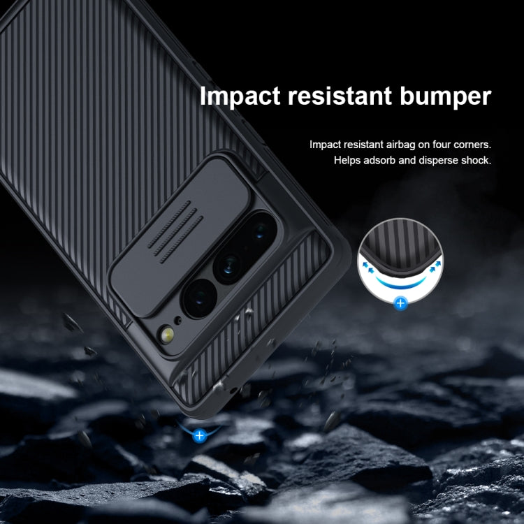 For Google Pixel 7 Pro 5G NILLKIN CamShield Pro Series PC Full Coverage Phone Case(Black) - Google Cases by NILLKIN | Online Shopping South Africa | PMC Jewellery | Buy Now Pay Later Mobicred