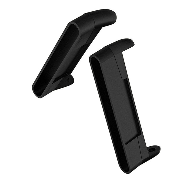 For Fitbit Versa 4 / Versa 3 / Sense 2 1 Pairs Watch Band Connector(Black) - by PMC Jewellery | Online Shopping South Africa | PMC Jewellery