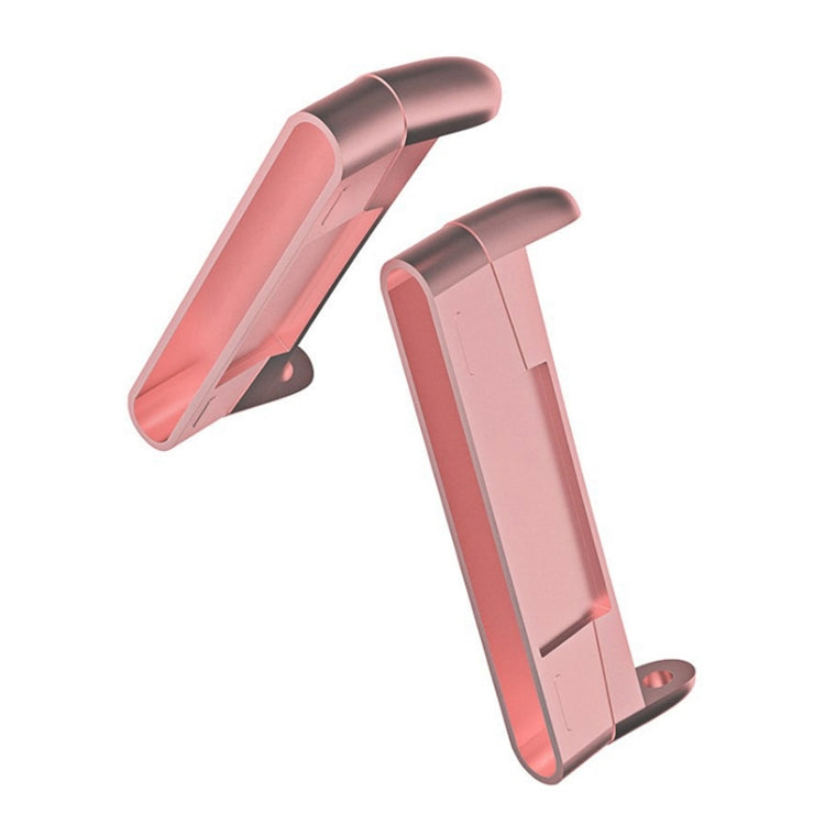 For Fitbit Versa 4 / Versa 3 / Sense 2 1 Pairs Watch Band Connector(Rose Pink) - by PMC Jewellery | Online Shopping South Africa | PMC Jewellery