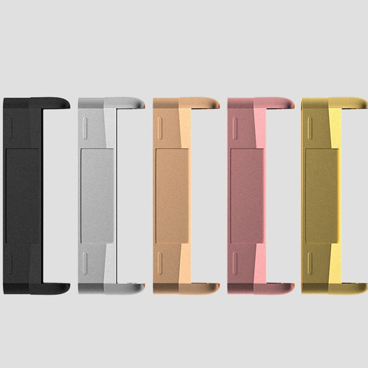 For Fitbit Versa 4 / Versa 3 / Sense 2 1 Pairs Watch Band Connector(Black) - by PMC Jewellery | Online Shopping South Africa | PMC Jewellery