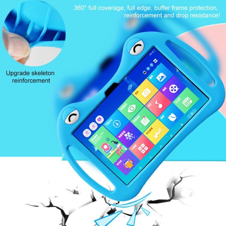 For TCL Tab 10/10s 2020 Silicone Shockproof Protective Tablet Case(Blue)