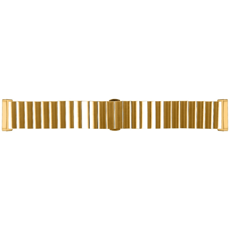 For Fitbit Versa 3 / Sense Universal Butterfly Buckle Metal Watch Band(Gold)