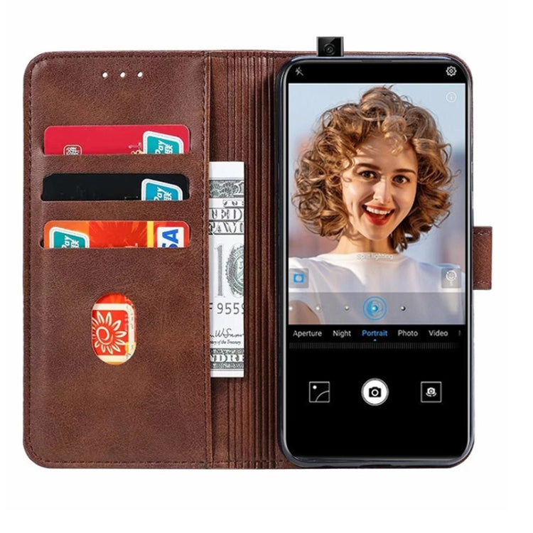 For Huawei Y9 Prime (2019) GUSSIM Business Style Horizontal Flip Leather Case with Holder & Card Slots & Wallet(Brown) - Huawei Cases by GUSSIM | Online Shopping South Africa | PMC Jewellery | Buy Now Pay Later Mobicred