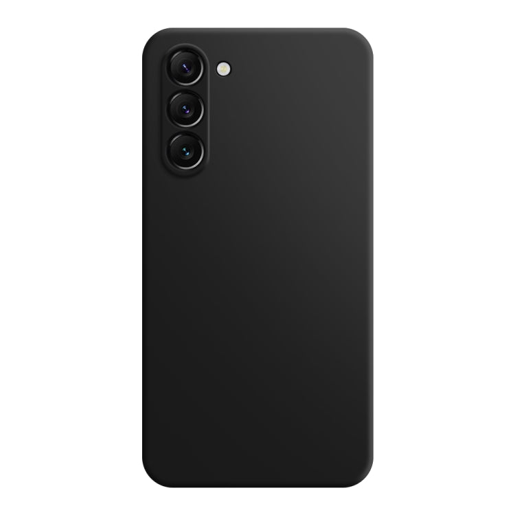 For Samsung Galaxy S23 5G Imitation Liquid Silicone Phone Case(Black)