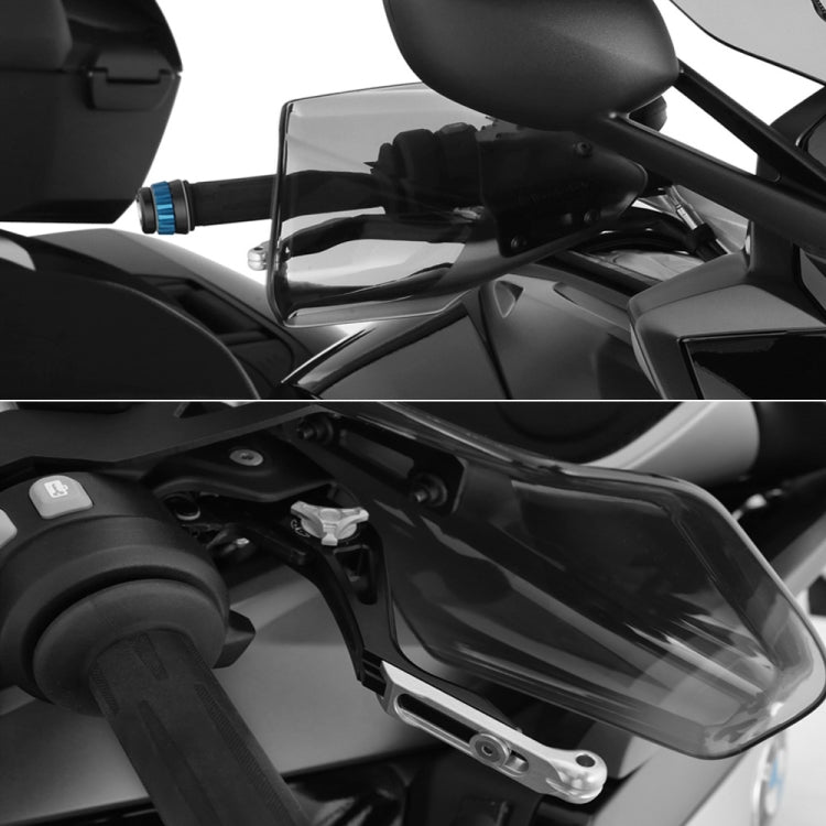 For BMW K 1600 B / K 1600 GT MO-HS005 Motorcycle Windshield Hand Guards Protectors(Grey)