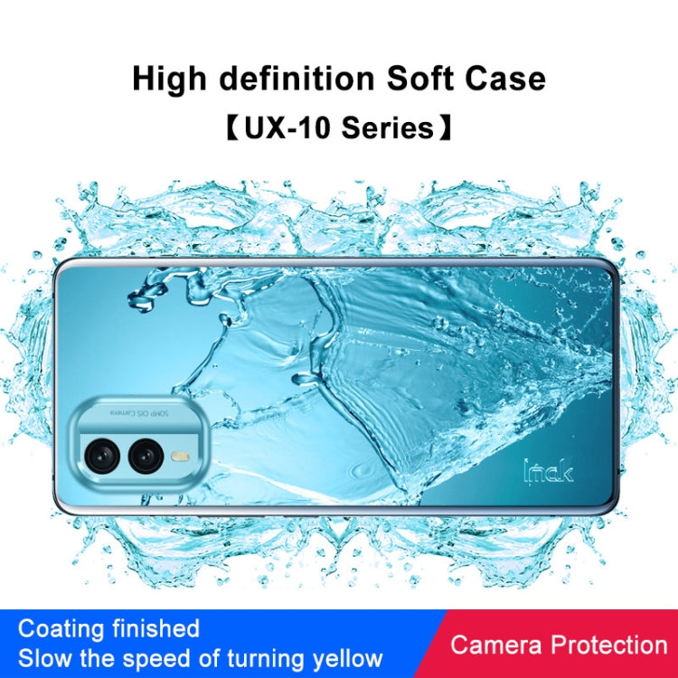 For Nokia X30 5G IMAK UX-10 Series Transparent Shockproof TPU Phone Case(Transparent) - Nokia Cases by imak | Online Shopping South Africa | PMC Jewellery | Buy Now Pay Later Mobicred