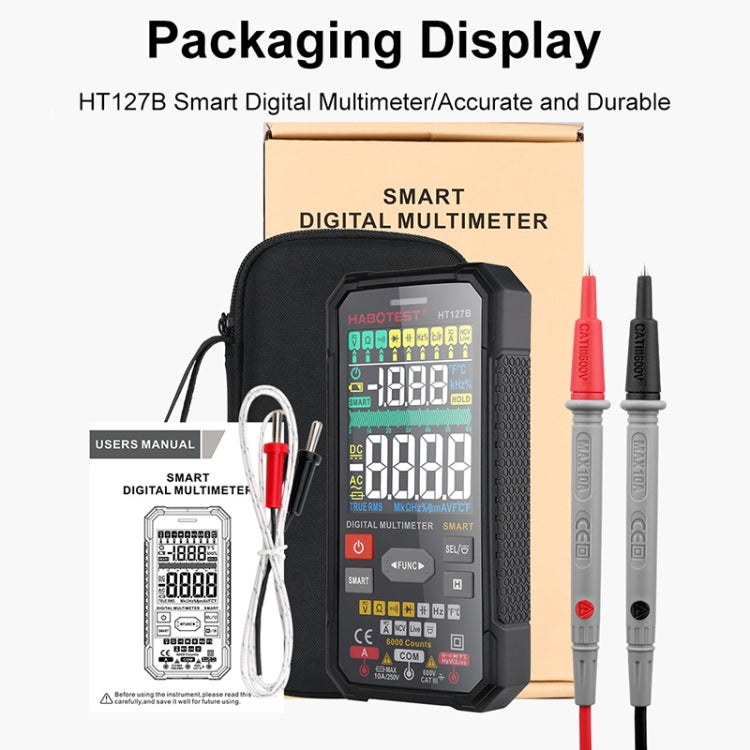 HABOTEST HT127B Digital Multimeter - free shipping - PMC TechLife - Order now!