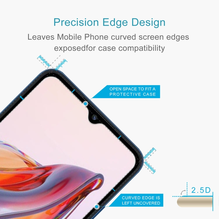 For Xiaomi Redmi 12C / Xiaomi Poco C55 10pcs 0.26mm 9H 2.5D Tempered Glass Film