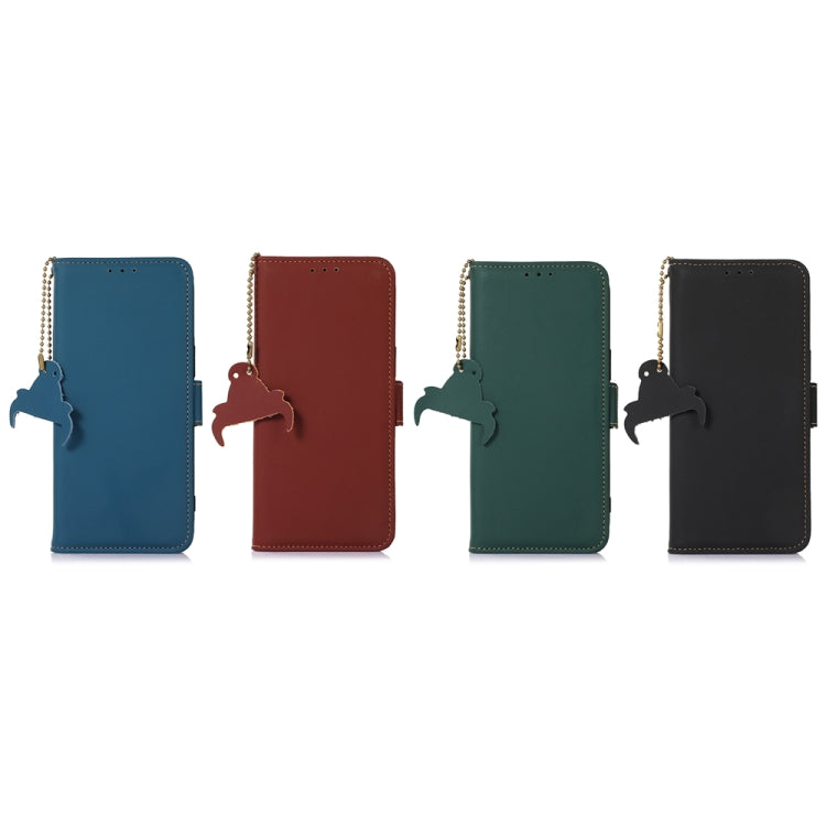 For Xiaomi 13 Genuine Leather Magnetic RFID Leather Phone Case(Coffee)