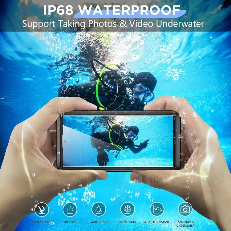 For Samsung Galaxy S23 Ultra 5G RedPepper 360 Full Body Life Waterproof Phone Case(Black) - free shipping - PMC Jewellery - Order now!