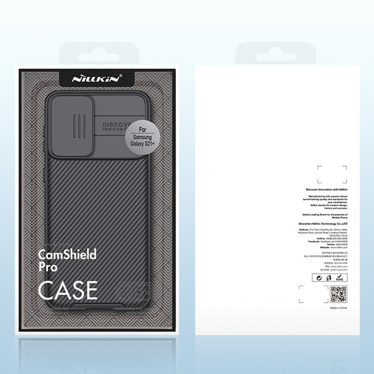 For Samsung Galaxy S23 5G NILLKIN Black Mirror Pro Series Camshield Phone Case(Green) - Galaxy S23 5G Cases by NILLKIN | Online Shopping South Africa | PMC Jewellery | Buy Now Pay Later Mobicred
