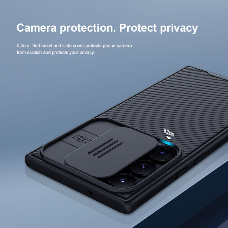 For Samsung Galaxy S23 Ultra 5G NILLKIN Black Mirror Pro Series Camshield Phone Case(Black) - free shipping - PMC Jewellery - Order now!