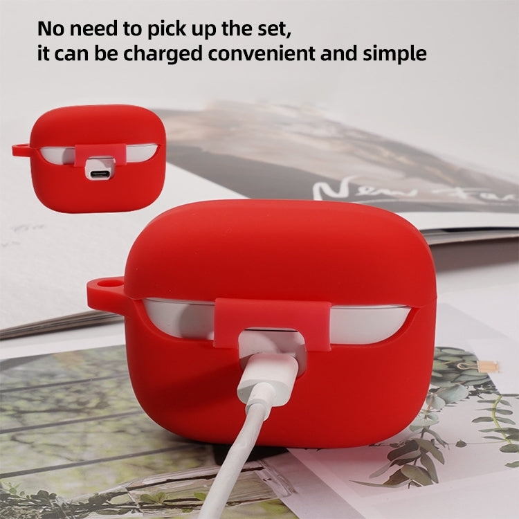 For JBL T230NC TWS Wireless Earphone Silicone Protective Case(Black) - JBL Earphone Case by PMC TechLife | Online Shopping South Africa | PMC TechLife