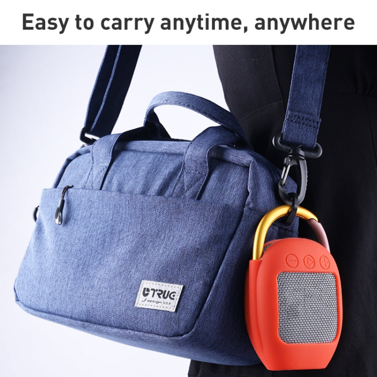 For JBL Clip 4 Wireless Bluetooth Speaker Silicone Protective Case(Blue) - Protective Case by PMC TechLife | Online Shopping South Africa | PMC TechLife