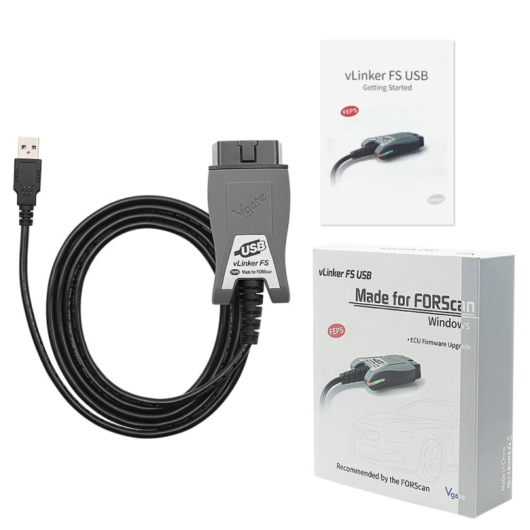 Vgate Vlinker FS ELM327 USB OBD2 Car Diagnostic Tool - free shipping - PMC Jewellery - Order now!