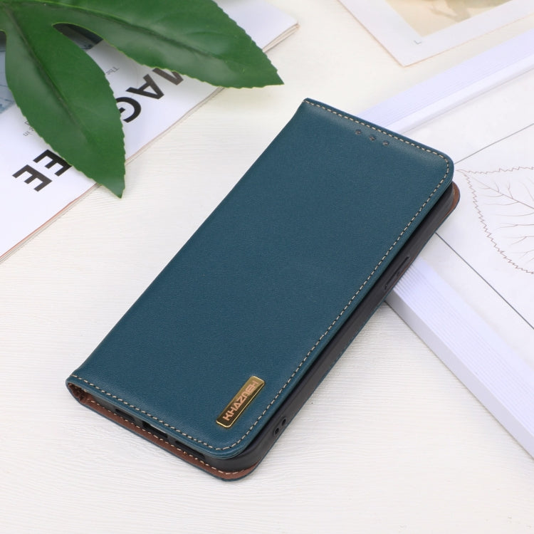 For OnePlus Nord CE 3 Lite KHAZNEH Nappa Top Layer Cowhide Leather Phone Case(Green) - free shipping - PMC TechLife - Order now!