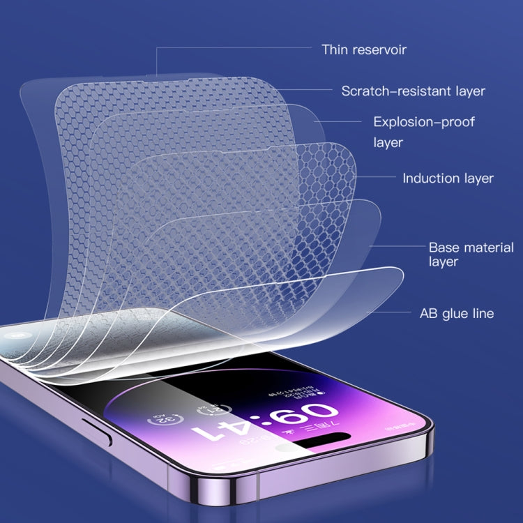For iPhone 14 Pro TOTU AB-074 Zero Sense Series Ultra Clear Explosion-proof Full Screen Tempered Film - iPhone 14 Pro Tempered Glass by TOTUDESIGN | Online Shopping South Africa | PMC Jewellery | Buy Now Pay Later Mobicred