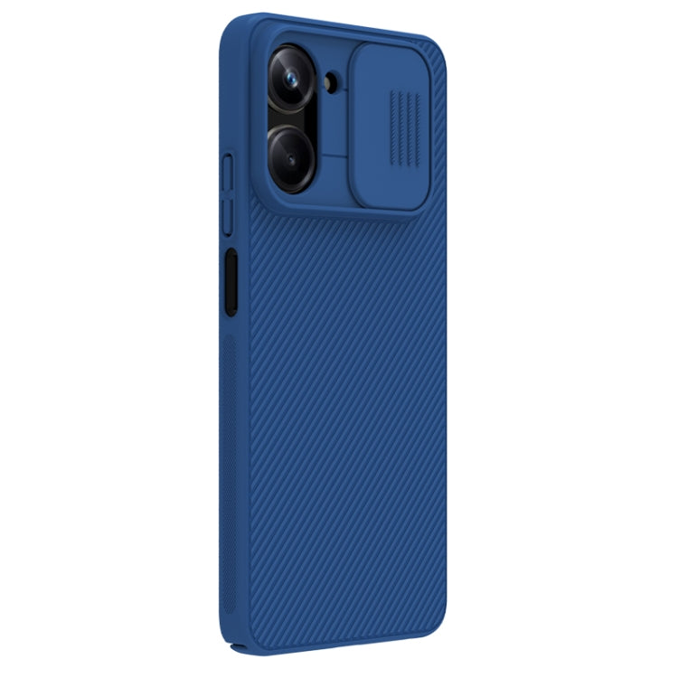 For Realme 10 Pro 5G NILLKIN Black Mirror Series Camshield PC Phone Case(Blue) - free shipping - PMC Jewellery - Order now!
