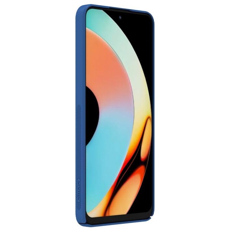 For Realme 10 Pro 5G NILLKIN Black Mirror Series Camshield PC Phone Case(Blue) - free shipping - PMC Jewellery - Order now!