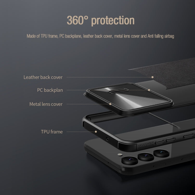 For Samsung Galaxy S23+ 5G NILLKIN PC + TPU Phone Case(Black)