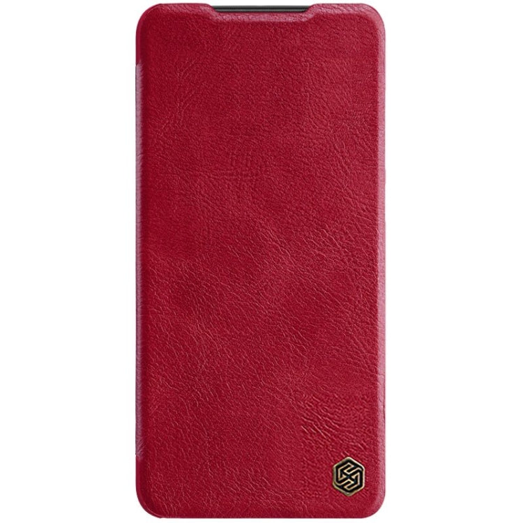 For Samsung Galaxy A14 5G NILLKIN QIN Series Crazy Horse Texture Leather Case(Red)