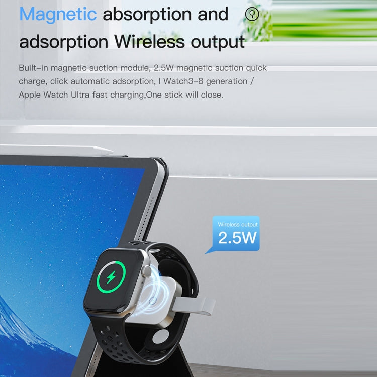 For Apple Watch TOTUDESIGN Watch Wireless Magnetic Charger, Interface:USB-C / Type-C(White) - Charger / Holder by TOTUDESIGN | Online Shopping South Africa | PMC Jewellery | Buy Now Pay Later Mobicred